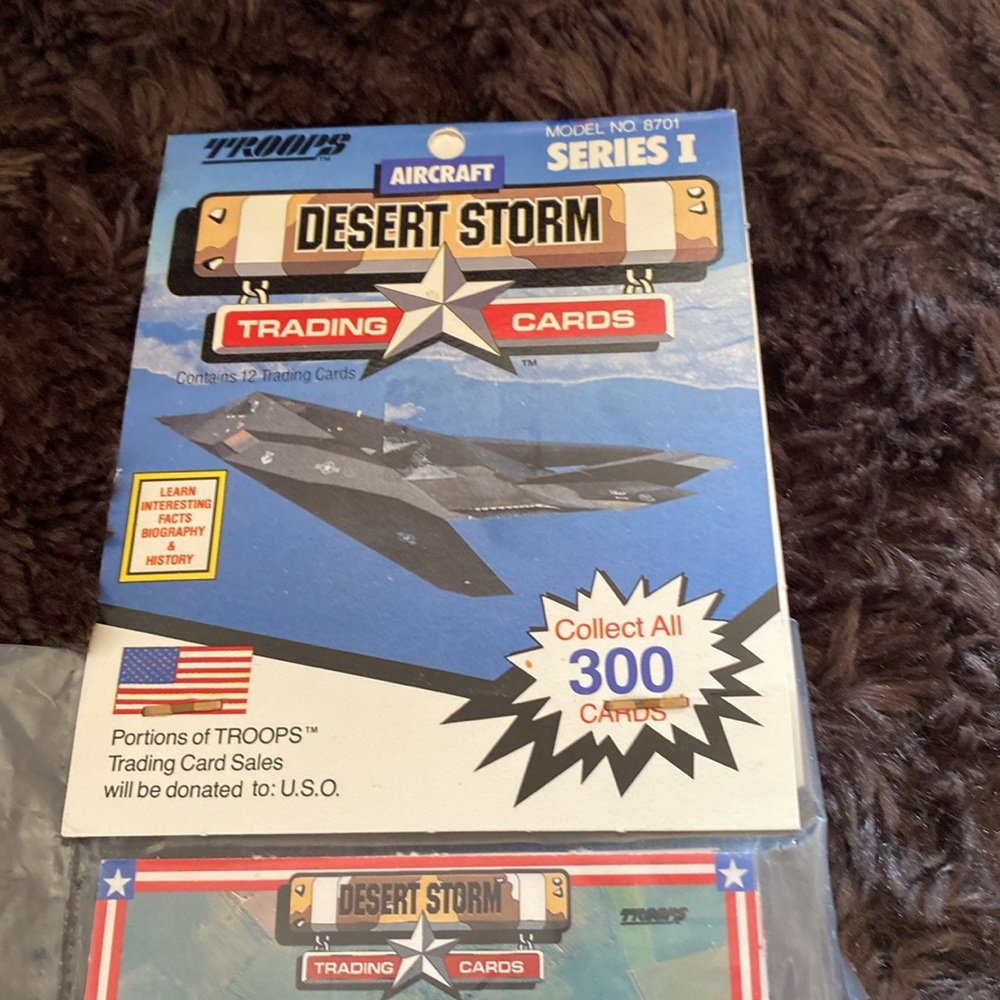2/$25 Troops 8701 Series I Desert Storm Cards 1991 Spectra Star (12 Cards)